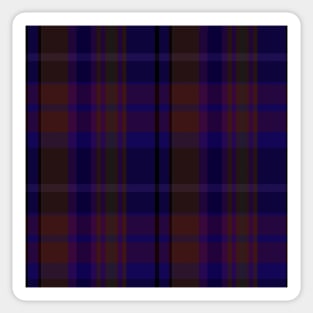 Gothic Aesthetic Conall 1 Hand Drawn Textured Plaid Pattern Sticker